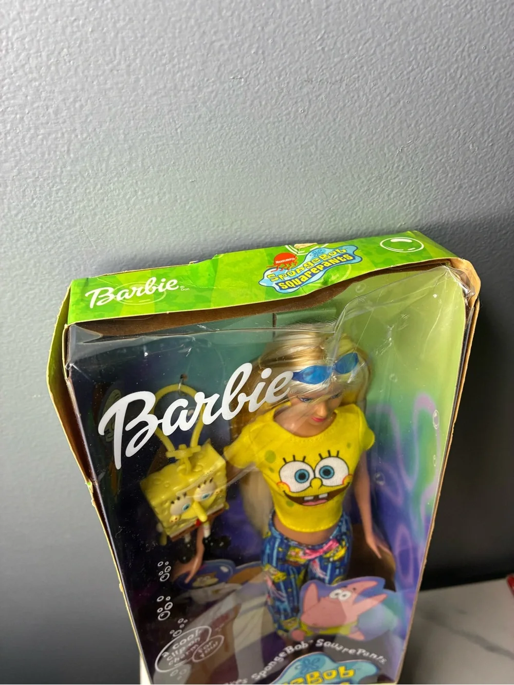 Barbie Loves SpongeBob SquarePants Doll 2002 Mattel Nickelodeon w/ Box